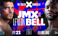 JMX predicts the round he will KO NFL legend Le’Veon Bell fight time date tv channel live stream dazn how to watch oddschecker betting odds latest bets boxrec misfits