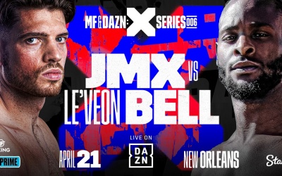 JMX predicts the round he will KO NFL legend Le’Veon Bell fight time date tv channel live stream dazn how to watch oddschecker betting odds latest bets boxrec misfits
