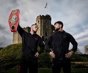 Shavkatdzhon Rakhimov and Joe Cordina kick off fight week at Cardiff Castle eddie hearn freddie roach argument boxrec what happened la wildcard gym trainer coach manny pacquiao boxerc wiki olympian