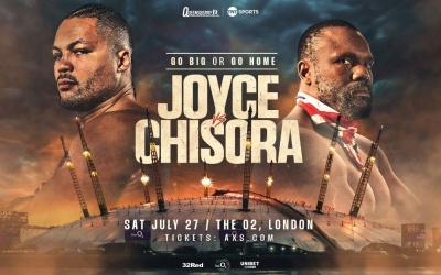 London's Calling for the 'Juggernaut' Joe Joyce and 'WAR' Derek Chisora as they prepare to clash on July 27 boxrec fight time date tv channel how to watch oddschecker