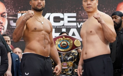 Joe Joyce vs Zhilei Zhang weigh-in results and running order lightest ever since bryant jennings fight how to watch bt sport youtube undercard live free stream links frank warren