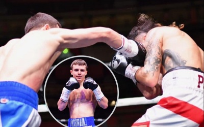 Another first-round knockout for unbeaten featherweight prospect Joe McGrail in Liverpool everton red triangle gym address how to watch fight highlights results reports