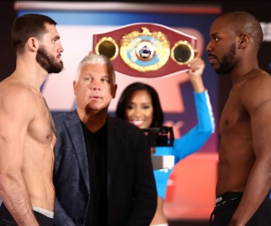 Weigh-In Results Joe Smith Jr. vs. Steve Geffrard official weights running order start times ringwalks espn top rank how to watch wbo callum johnson predictions preview fight oddschecker