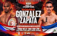 time start ringwalks main event Jonathan “Bomba” Gonzalez will defend WBO light flyweight world title to hometown favorite Gerardo Zapata vs how to watch oddschecker ESPN+ how to watch live stream links free details bookies bets