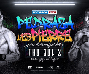 Jose Pedraza vs Mikkel LesPierre to Headline July 2 ESPN Card at MGM Grand
