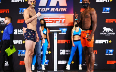 Jose Pedraza vs Mikkel LesPierre official weights and running order