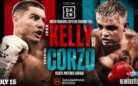 Josh Kelly vs Gabriel Corzo postponed to July 15 after Brit suffers from injury in training fight tickets dazn new date who wins predictions watch kalle sauerland newcastle boxrec