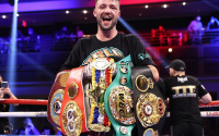The Tartan Tornado Josh Taylor topples Jose Ramirez results report who won watch highlights super-lightweight boxrec youtube first ever scotland boxer in history
