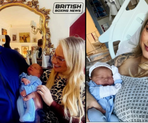 Boxers Kell Brook and Ebanie Bridges shared a picture of their baby on social media ezerra only fans tits nipples boobs naked watch fight highlights ibf