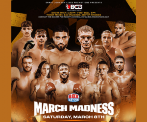 March Madness lands on BoxNation bcb promotions ben fail mia holland featuring four Queensberry prospects ollie copper youtube channel how to watch