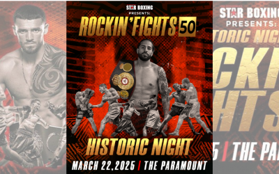 Rockin’ Fights 50th anniversary main event and undercard announced in full junior younan boxrec wiki joe deguardia tickets how to watch fight results highlights
