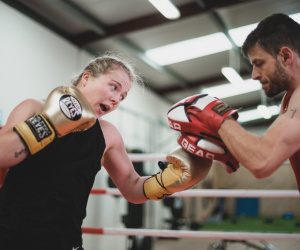 Ireland's youngest female pro boxer confident ahead of World title tilt Katelynn Phelan Jessica Schadko wbc youth wbf wiba belts