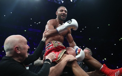 Amir Khan vs Kell Brook round-by-round results boxrec anish parekh dominic ingle conor benn chris eubank jr next fight rematch
