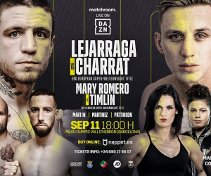 Kerman Lejarraga vs Dylan Charrat European Super-Welterweight Title clash tops huge DAZN fight night