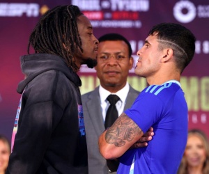 Keyshawn Davis vs Gustavo Lemos Press Conference Notes fight time date tv channel live results reports how to watch espn world rankings predictions betting odds