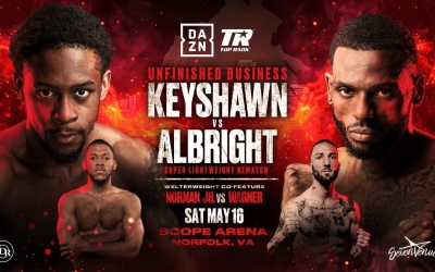Rivals Keyshawn Davis and Nahir Albright Super Lightweight rematch set for May