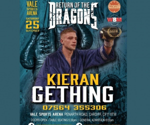 Welsh Area champion Kieran Gething back in action on 'Return of the Dragons' event in Cardiff boxrec mtk global and sons facebook page