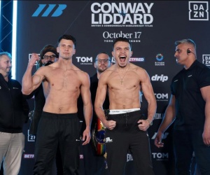 Kieron Conway vs George Liddard fight details - weights, running order, ringwalk times, quotes, betting odds, prediction weigh-in results who won boxrec wiki dazn how to watch tickets matchroom eddie hearn