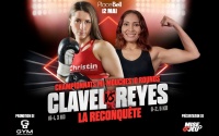 Kim Clavel ring return to face Mexican Naomi Reyez rescheduled for May 12 in Canada boxrec oddschecker how to watch fight boxer boxing