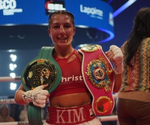 Kim wins then calls for rematch with Yesica Nery Plata clavell wbc international light flyweight title bell place canada boxrec world rankings watch highlights female boxer boxing champions from naomi reyes