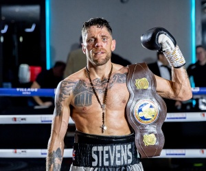 Kirk Stevens becomes two-time Midlands Area Champion after defeating Dylan Cheema watch full fight highlights youtube boxrec record professional amateur boxing super-lightweight