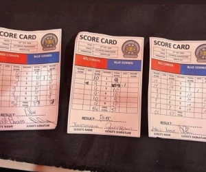 KSI vs Tommy Fury scorecards showed incorrect result unanimous decision rematch majority 57-57 56 points six rounds judges what happened tyson brother john father dad molly mae hague baby together