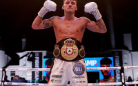 Leigh Wood topples WBA World featherweight champion Xu Can watch youtube highlights boxrec amateur ben davison report results