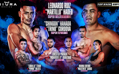 Unbeaten super-welterweight prospect Leonardo Ruiz steps up against Elias Haedo