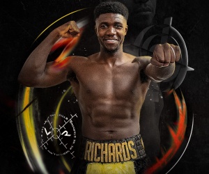 Lerrone Sniper The Boss Richards signs with Wasserman and gets immediate fight date boxrec brighton channel 5 tickets manager trainer ibo world super middleweight champion November 10