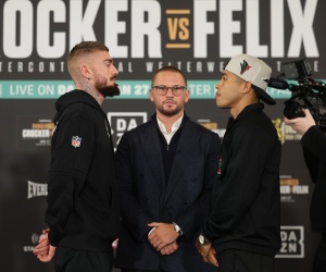 Lewis Crocker vs Jose Felix press conference quotes tyrone mckenna fight time date tv channel undercard predictions preview who wins betting odds oddschecker latest bets dazn