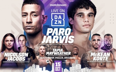 Matchroom break new ground in Australia with Liam Paro vs Brock Jarvis event