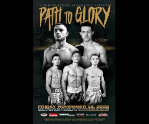 Louie Lopez vs Adrian Gutierrez headlines “Path to Glory” card boxrec fight time date tv channel how to watch oddschecker latest betting odds bets live stream