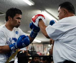 Boxing legend Manny Pacquiao has trained for 33 consecutive rounds for Mario Barrios