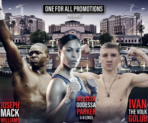 Melissa Oddessa Parker headlines Florida show on February 20 3-0 amateur career next fight opponent who is she boxrec wiki nabf champion One For All Promotions