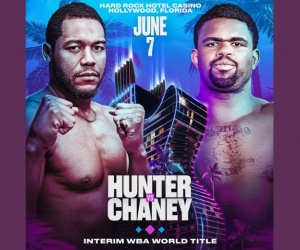 Michael Hunter faces Cassius Chaney for the WBA Interim heavyweight title on June 7 in Hollywood boxrec wiki bounty team combat league boxer predictions oddschecker