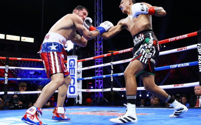 Miguel Berchelt vs Jason Sosa report result KO fourth round watch 4th 4
