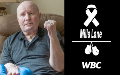 The boxing world mourns the passing of Mills Lane wbc boxrec referee amateur professional boxer career pro debut watch highlights thomas hearn double knockdown