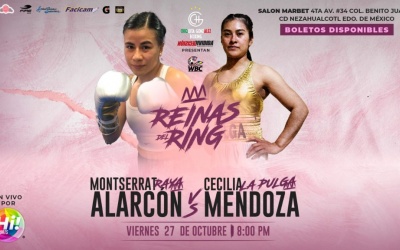 Montserrat Alarcon vs Cecilia Mendoza headlines Chiquita Gonzalez Boxing's “Queens of the Ring” all-female card in Mexico fight time date tv channel tickets how to watch who wins predictions oddschecker wiki boxrec