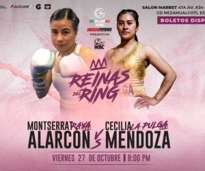 Montserrat Alarcon vs Cecilia Mendoza headlines Chiquita Gonzalez Boxing's “Queens of the Ring” all-female card in Mexico fight time date tv channel tickets how to watch who wins predictions oddschecker wiki boxrec