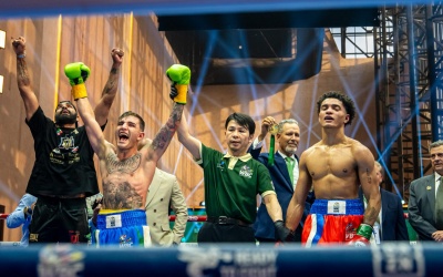 Meet the WBC Boxing Grand Prix semi-finalists Muhamet Qamili dante stone keaton gomes Yoni Valverde Bekizizwe Maitse