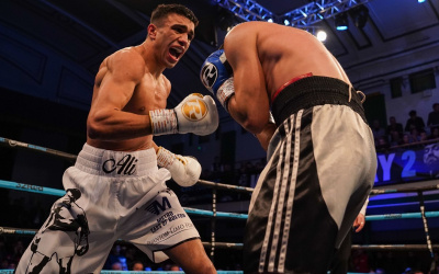 Muhammad Ali unveils his new trainer anthony farnell arnie next fight Stefan Sashev debut fight amateur pro career