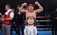  Murodjon Akhmadaliev KOs Ricardo Espinoza Franco then calls out Naoya Inoue boxrec cheavon clarke gary cully fight highlights maxi hughes next matchroom results
