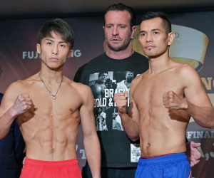 Naoya Inoue and Nonito Donaire weigh in WBSS final