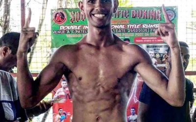 Fijian phenomenon Nathan "The Hornet" Singh signs with Tony Tolj's Dragon Fire Boxing amateur pro career record who is he what did he win debut trainer manager promoter next fight