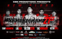 Nelson Oliva headlines CBN Promotions show on September 21 against Paulo Cesar Galdino boxrec fight time date tv channel undercard how to watch Alex Camponovo tickets