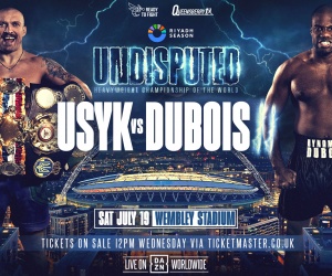 Oleksandr Usyk vs Daniel Dubois 2 july 19 saturday tickets first fight highlights watch results reports ko dazn low blow