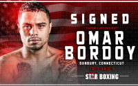 Omar Bordoy signs with Star Boxing joe deguardia boxrec america next fight date tv channel undercard venue ringwalks watch youtube highlights ko