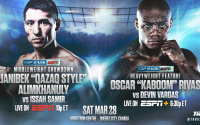 Oscar Rivas vs Devin Vargas Janibek Alimkhanuly vs Issah Samir