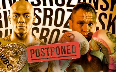 Oscar Rivas vs Lukasz Rozanski has been postponed boxrec fight time yvon michel groupe 