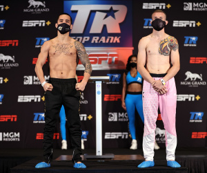 Oscar Valdez vs Jayson Velez running order and weights